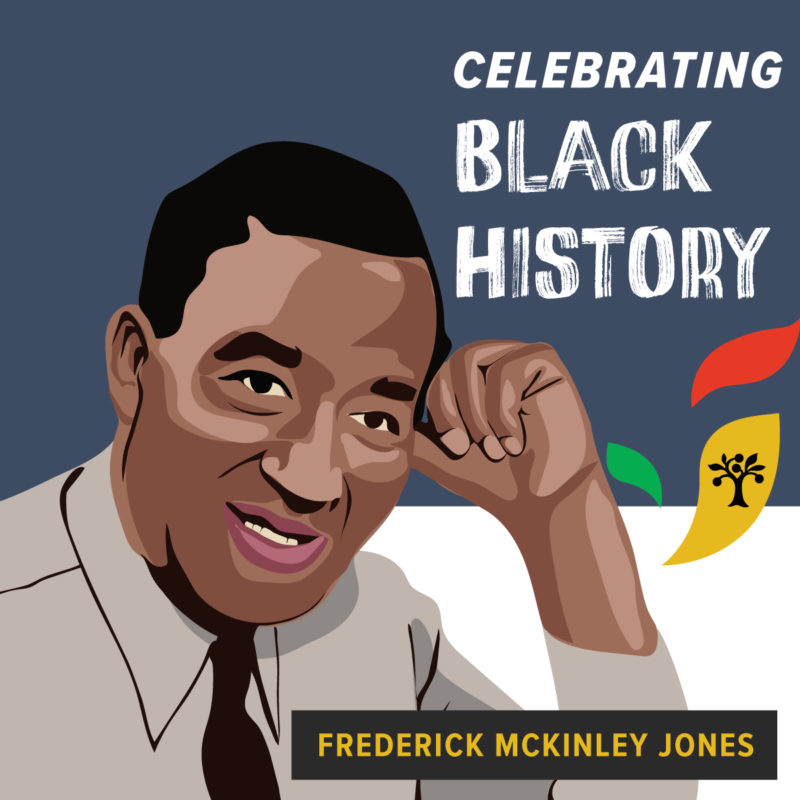 An illustration of Frederick McKinley Jones