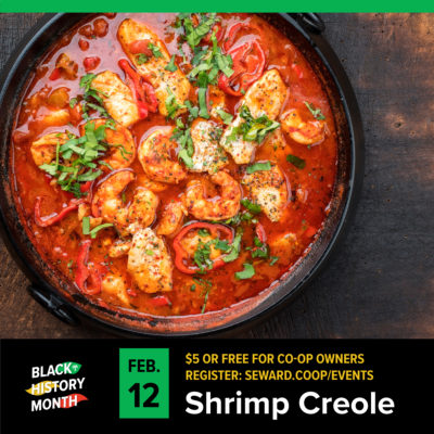 A delicious pot of shrimp creole