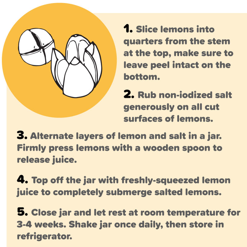 detailed instructions for preserving lemons