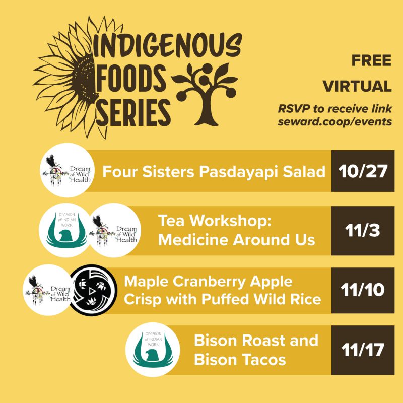 Indigenous Foods Class series graphic