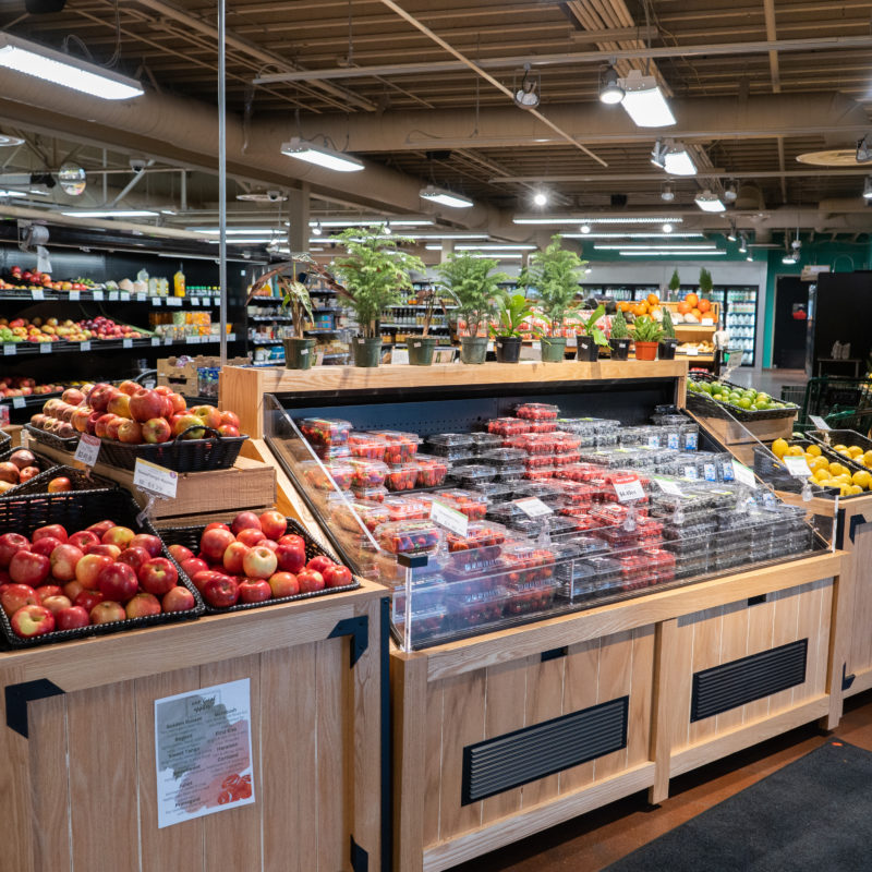 The newly remodeled Produce department at Franklin