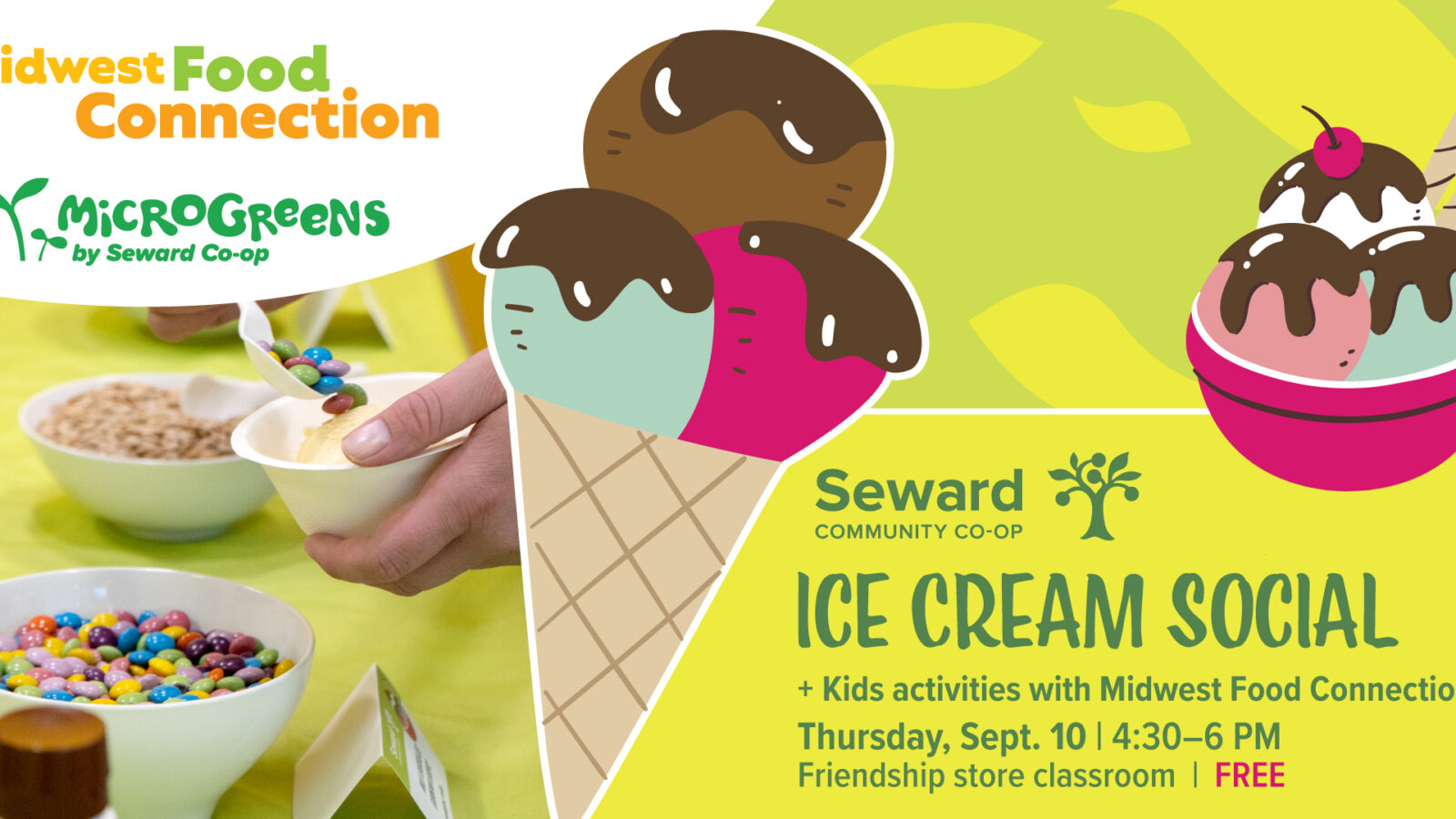 Ice Cream Social with MFC and Microgreens!