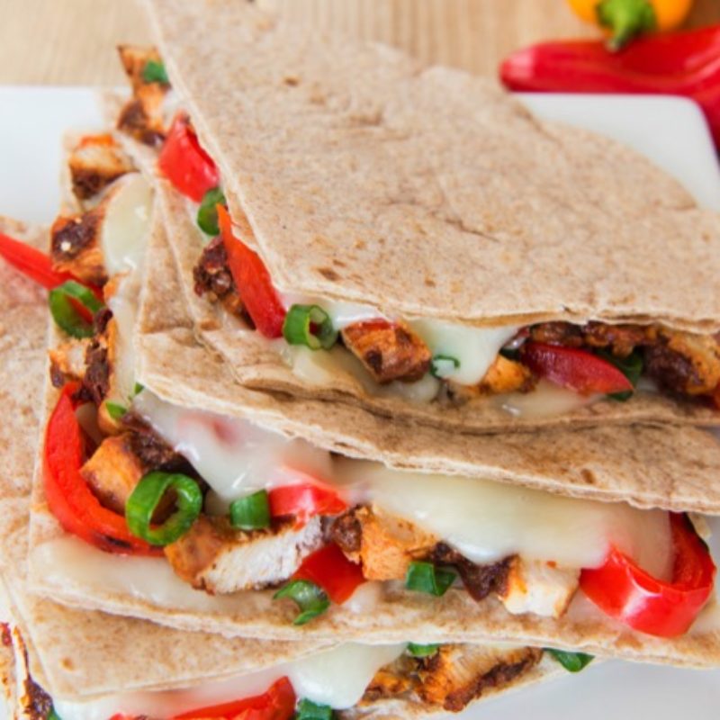 Grilled Chipotle Chicken Quesadilllas
