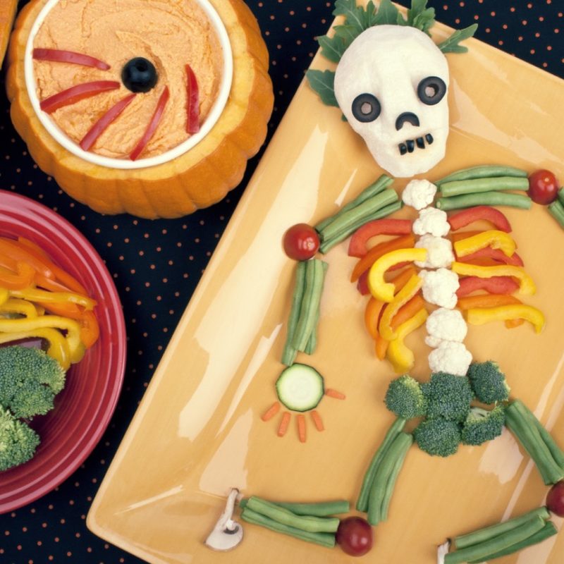 Halloween Very Veggie Skeleton