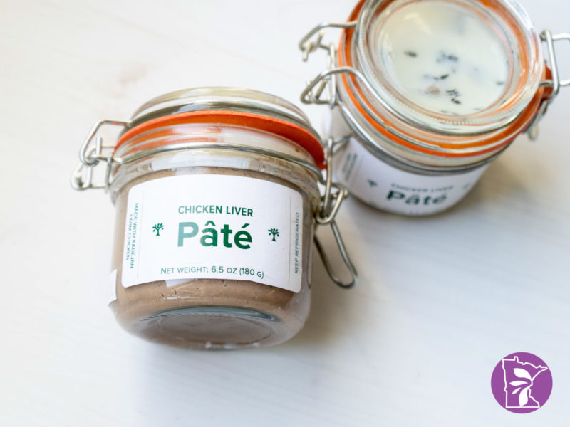 Two jars of Seward -made pate