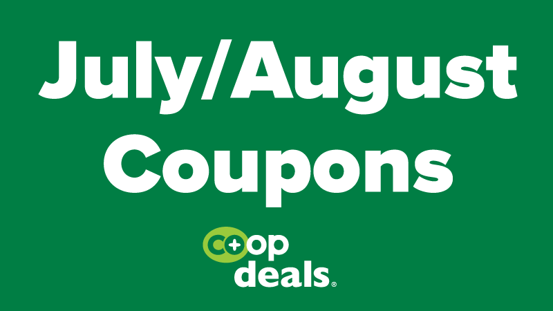 July/August Coupons
