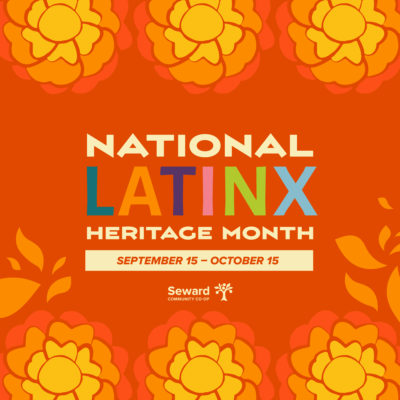 a graphic for Latinx Heritage Month