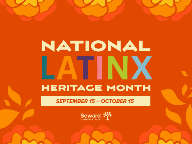 a graphic for Latinx Heritage Month