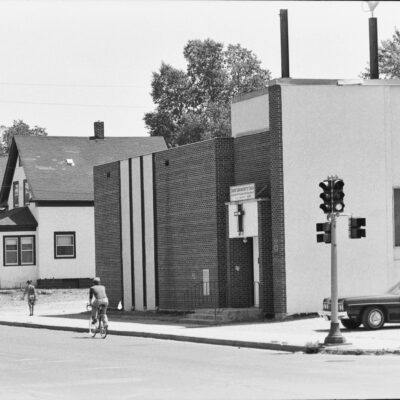 Exterior of Greater Sabathani Baptist Church in the 1980s