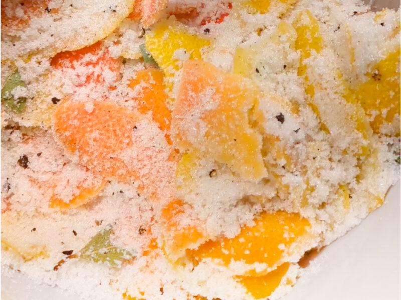 citrus peels in sugar