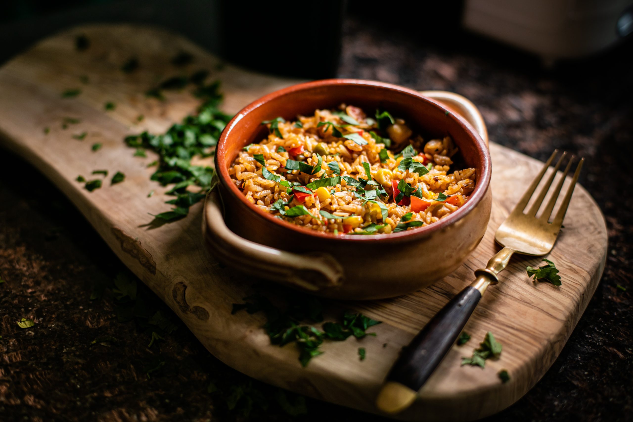 Vegetarian Jambalaya with Corn Bread Seward Community Coop