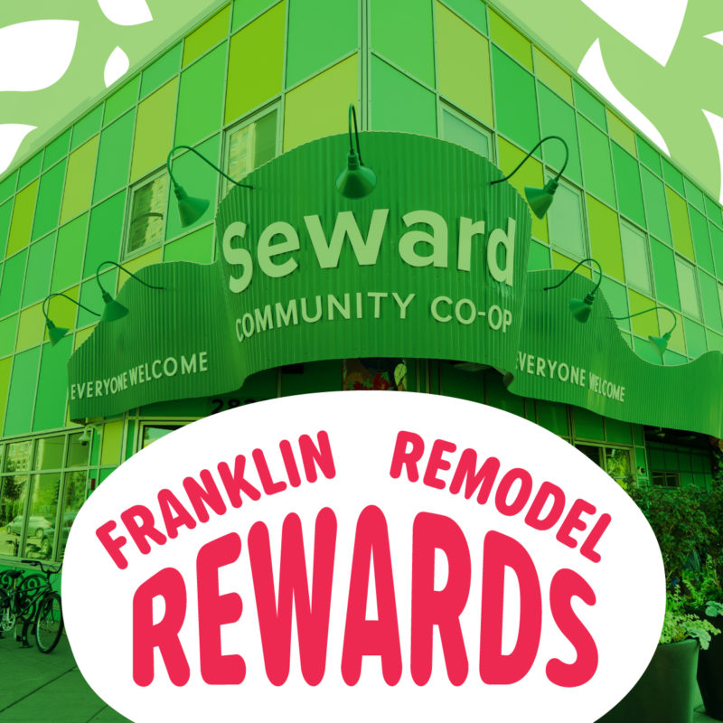 A picture of the Franklin store with text overlay reading "Franklin Remodel Rewards"