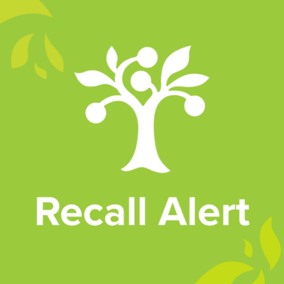 Text says Recall alert with a Seward tree