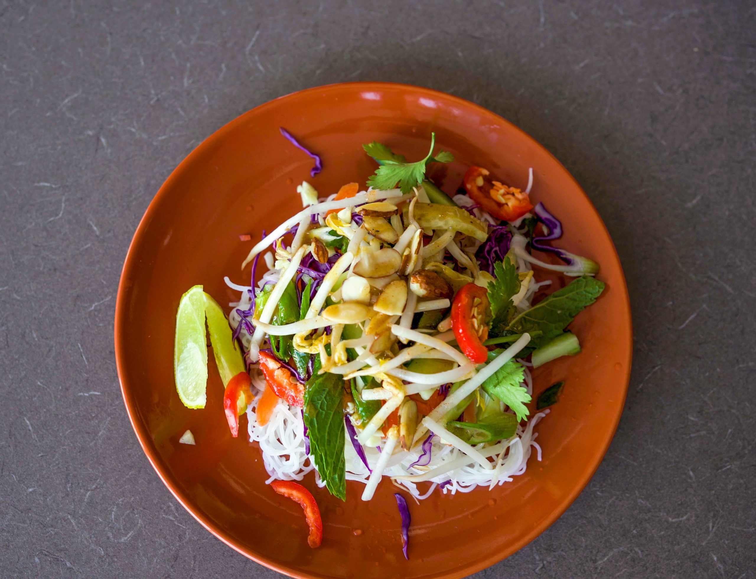 Fresh Rice Noodle Salad w/ Salad Girl Organic Dressings - Seward Community Co-op