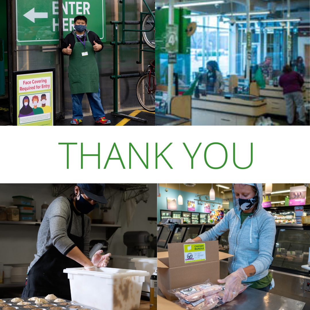 Thank You Coop Staff Seward Community Coop