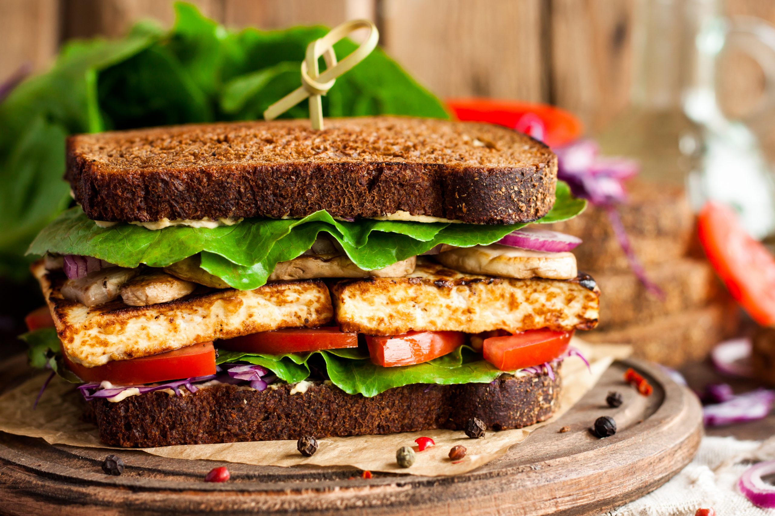 Tempeh, Lettuce, and Tomato Sandwich - Seward Community Co-op
