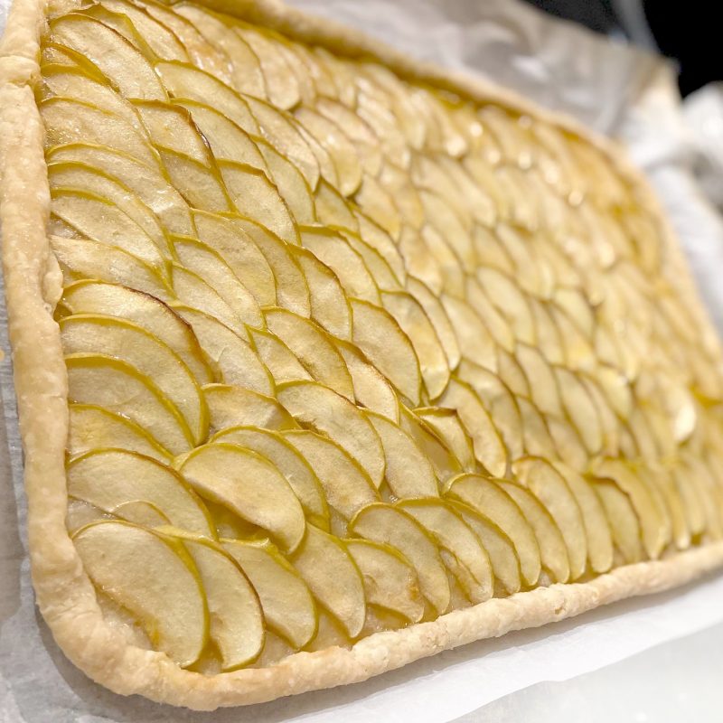 An apple galette