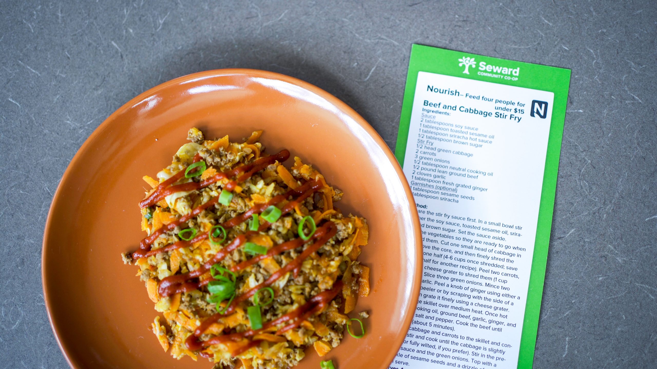 Beef and Cabbage Stir Fry - Seward Community Co-op