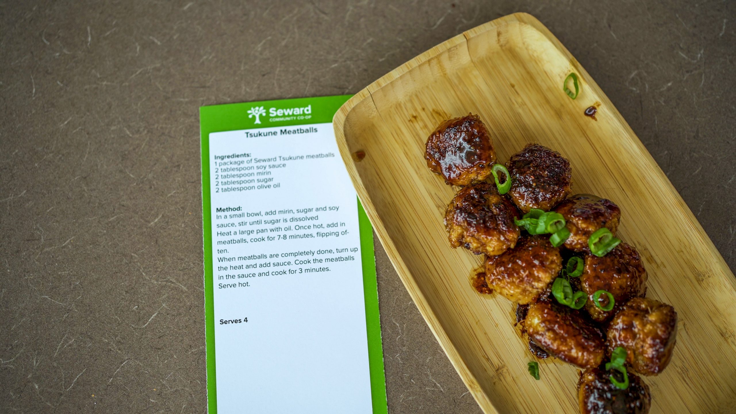 Tsunkune (Chicken Japanese) Meatballs Seward Community Coop