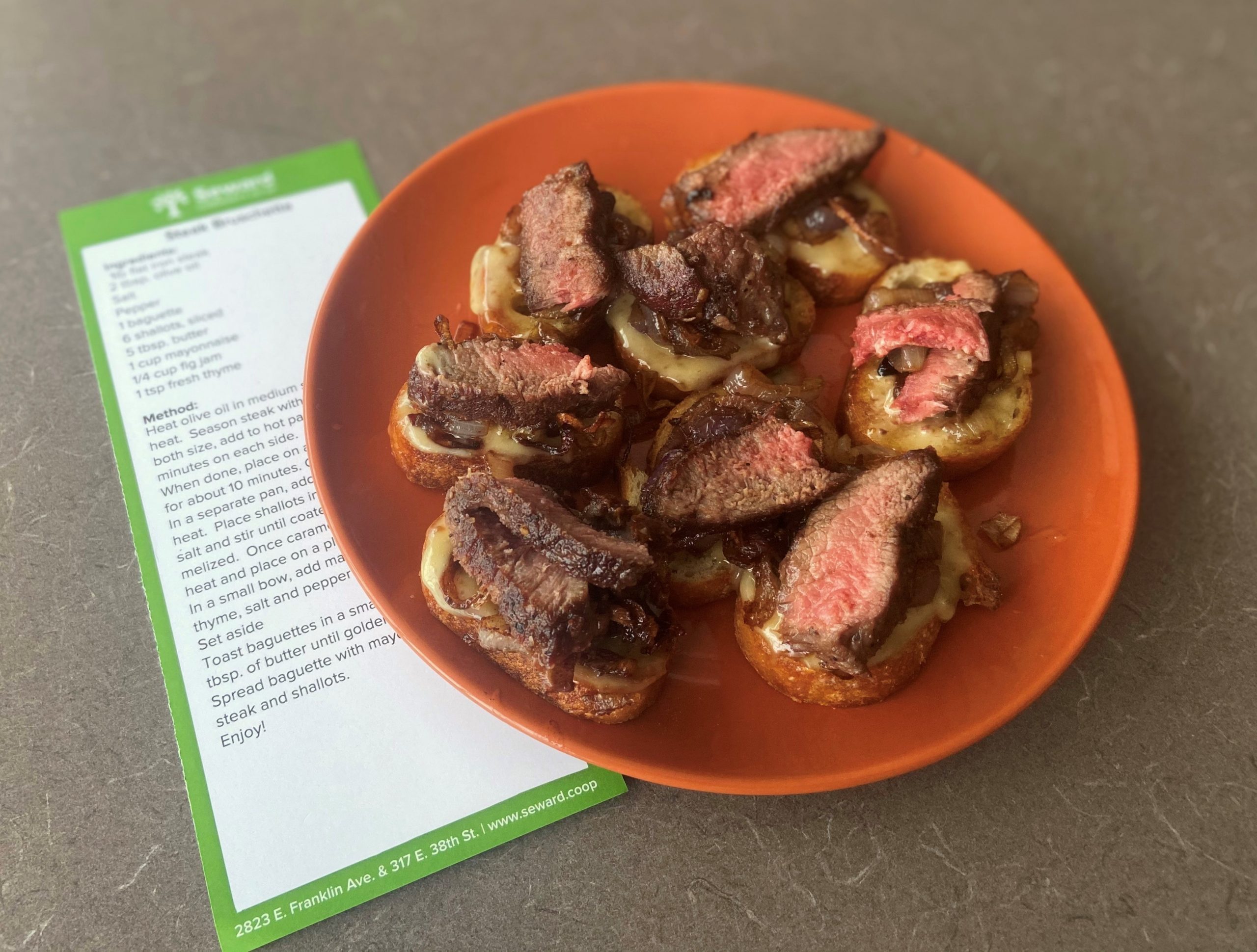 Steak Bruschetta - Seward Community Co-op
